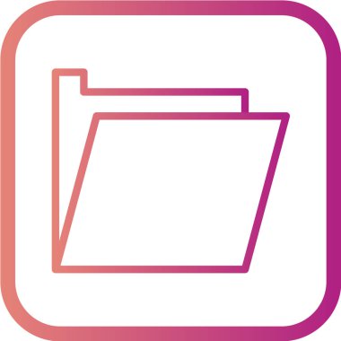 belge simgesi vektör illüstrasyonu