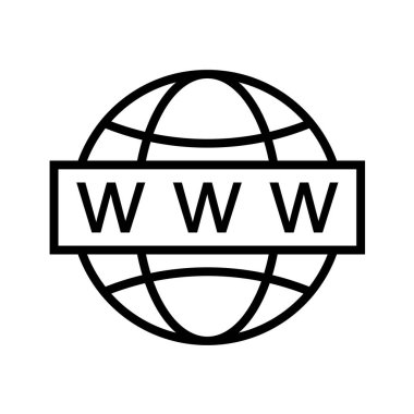 www internet tarayıcısının vektör illüstrasyonu