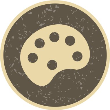 grunge ve kurşun simgesinin vektör çizimi