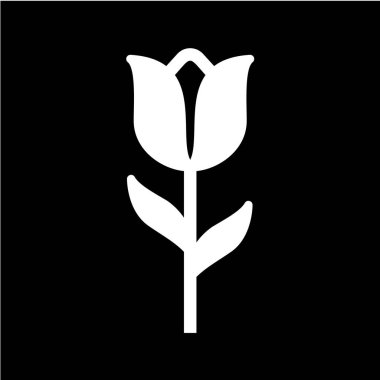 çiçek web simgesi vektör illüstrasyonu 