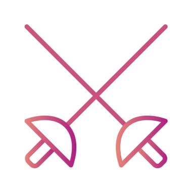 Bir saman simgesinin vektör illüstrasyonu