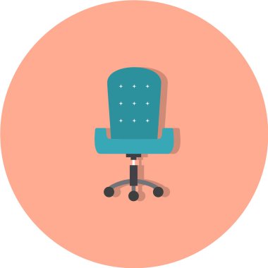 ofis koltuğu vektör simgesi