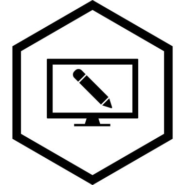 Çevrimiçi Eğitim Simgesi Eğilimli İzole Arkaplan      