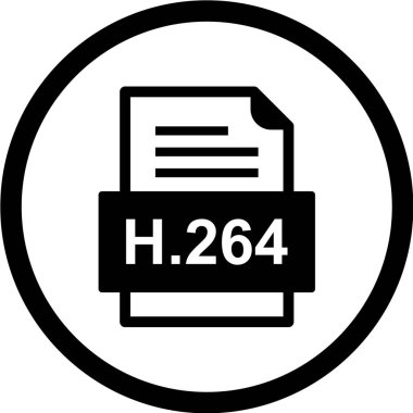 dosya biçimi simgesi, vektör illüstrasyonu