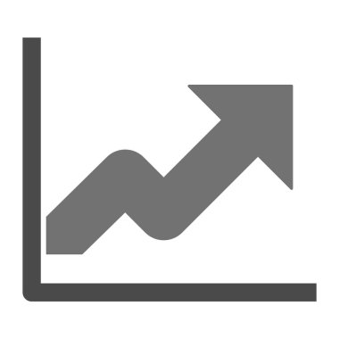 Moda Biçiminde Büyüme Simgesi İzole Arkaplanı