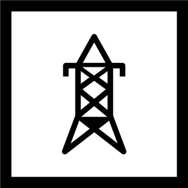 Bir güç simgesinin vektör illüstrasyonu