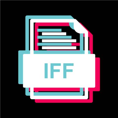 dosya biçimi simgesi, vektör illüstrasyonu