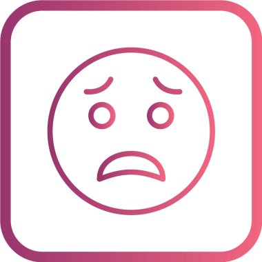 Gülümseme simgesi, vektör illüstrasyonu