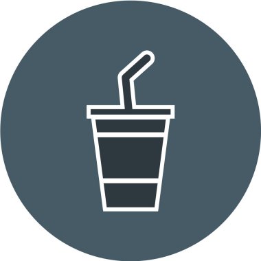 içki ikonu vektör illüstrasyonu