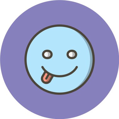 Emoji Simgesi Moda Biçiminde, vektör