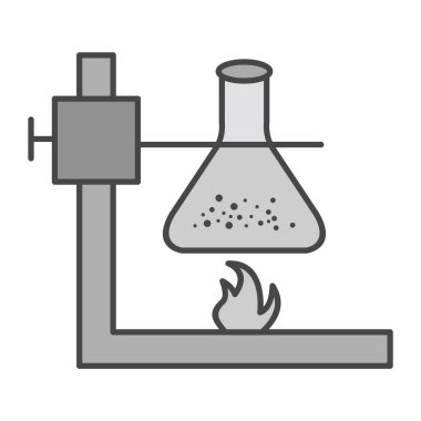 Moda Biçimli Ayrı Arkaplan Simgesinin Altında Yangın      