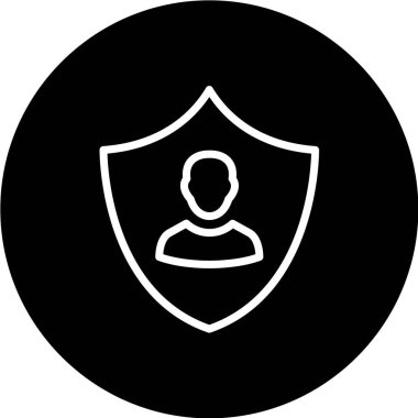 Modern b 'nin vektör illüstrasyonu koruma simgesinden yoksundur