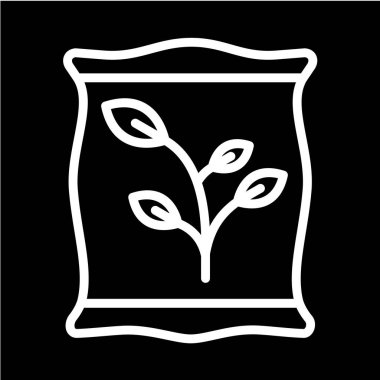 tohum web simgesi vektör illüstrasyonu 