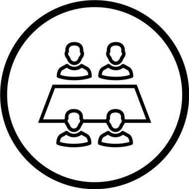 İş ve finans simgesinin vektör illüstrasyonu