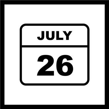 Takvim simgesi tasarımı, vektör illüstrasyonu