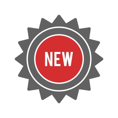 Moda Biçimli Yeni Simge İzole Arkaplan