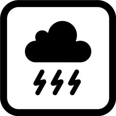 bulut simgesi, vektör illüstrasyonu.