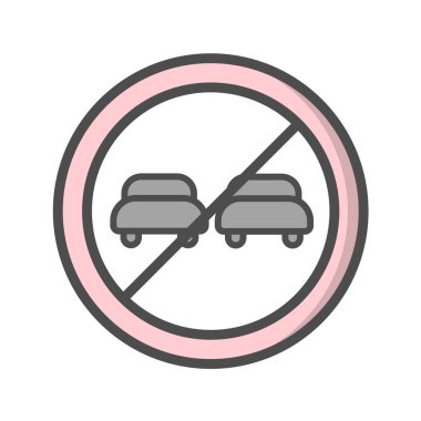 Yol simgesi, vektör illüstrasyonu