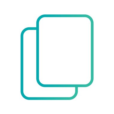 Multimedya düz simgesi beyaz arkaplanda izole edildi