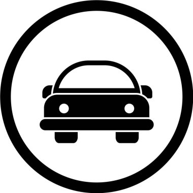 Yol simgesi, vektör illüstrasyonu