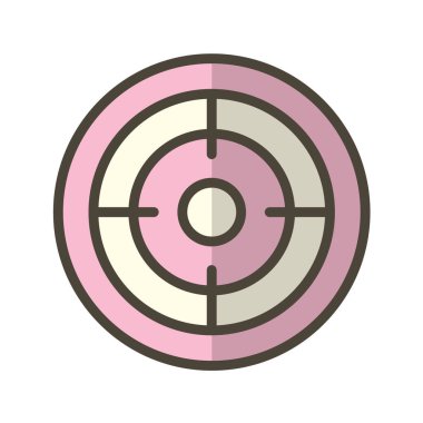 Arka planda spor simgesi izole edildi