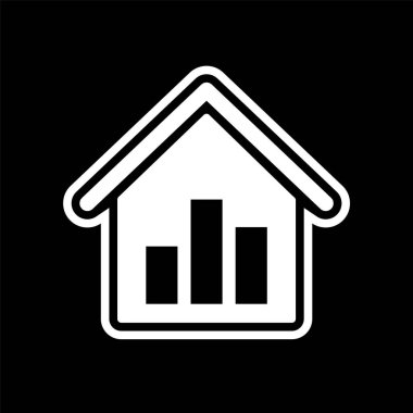 Gayrimenkul İstatistikleri Moda Biçiminde İzole Arkaplan