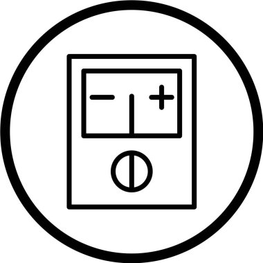 minimalist vektör illüstrasyonu, uygulama simgesi