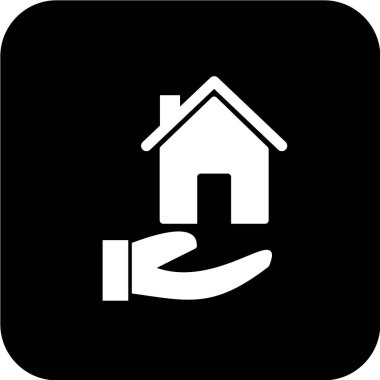 ev sigortası ikonu vektör illüstrasyonu