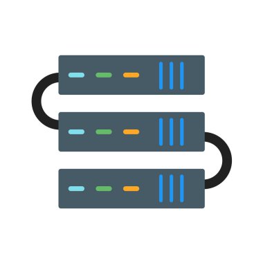 ağ sunucusu vektör illüstrasyonu