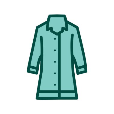 Modern gündelik kıyafet simgesinin vektör illüstrasyonu