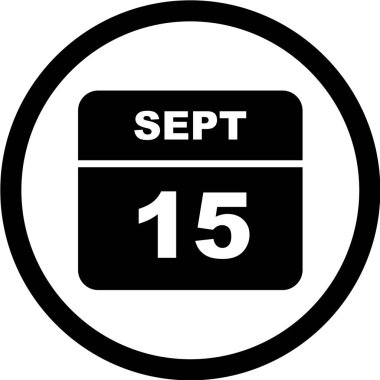 Takvim simgesinin vektör illüstrasyonu 