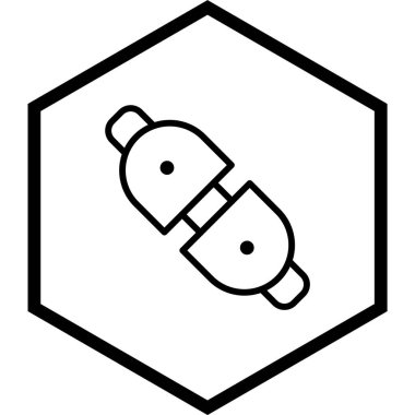 Moda Biçiminde Bağlantı Simgesi İzole Arkaplan