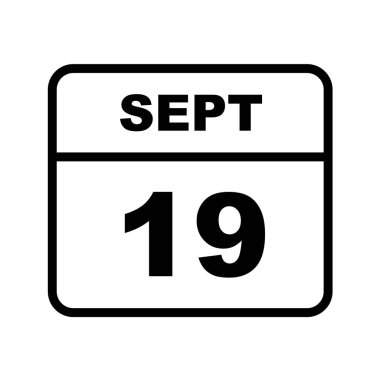 Takvim simgesinin vektör illüstrasyonu 