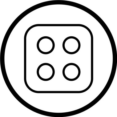 minimalist vektör illüstrasyonu, uygulama simgesi