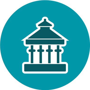 Emlak simgesi vektör illüstrasyonu 