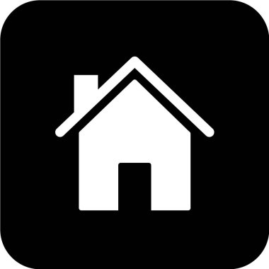 Ev simgesi vektör illüstrasyonu