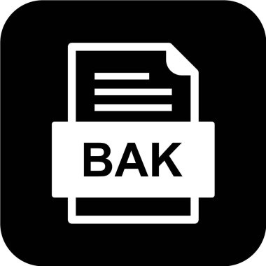 dosya biçimi simgesi, vektör illüstrasyonu