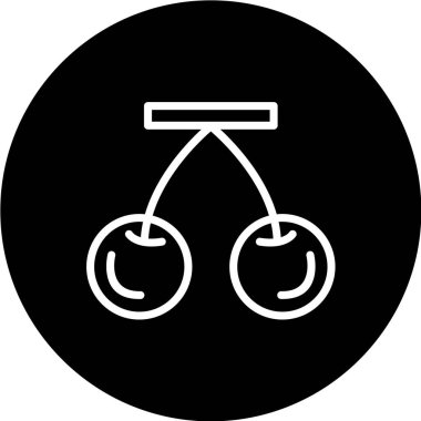  Gıda ve içecek Web ikonu vektör illüstrasyonu