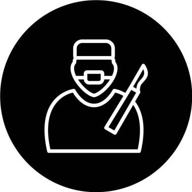 Modern b 'nin vektör illüstrasyonu ikon eksikliği doktoru