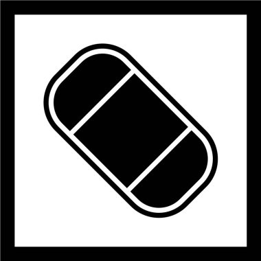 Hap simgesi, vektör illüstrasyonu