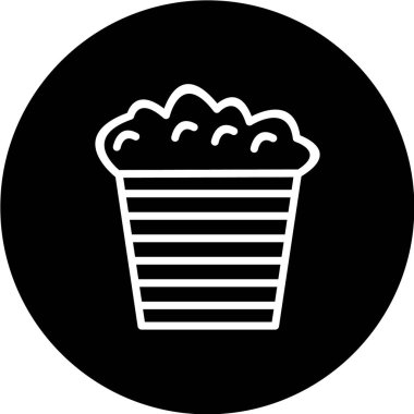  Gıda ve içecek Web ikonu vektör illüstrasyonu