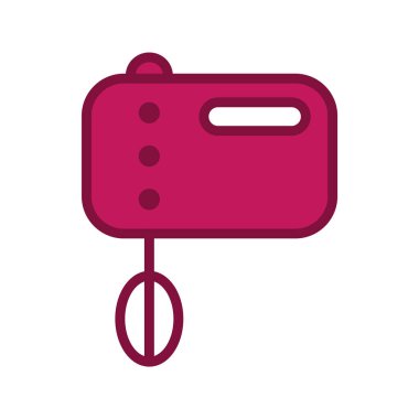 Gıda Karıştırıcı Simgesi Moda Biçimli Ayrı Arkaplan