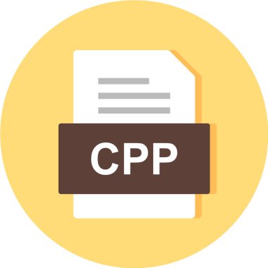 dosya biçimi simgesi, vektör illüstrasyonu