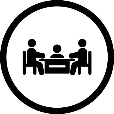 İş ve finans simgesinin vektör illüstrasyonu