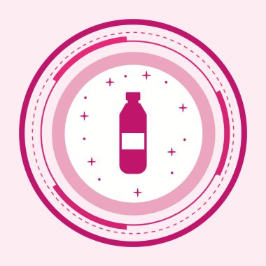  Su Şişe Simgesi Moda Biçimli Ayrı Arkaplan