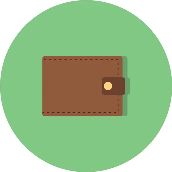 Πορτοφόλι Εικονίδιο Φορέα Νομοσχέδιο Δολάριο — Διανυσματικό Αρχείο