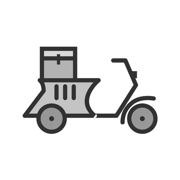 Lieferwagen Ikone Vektor Illustration — Stockvektor