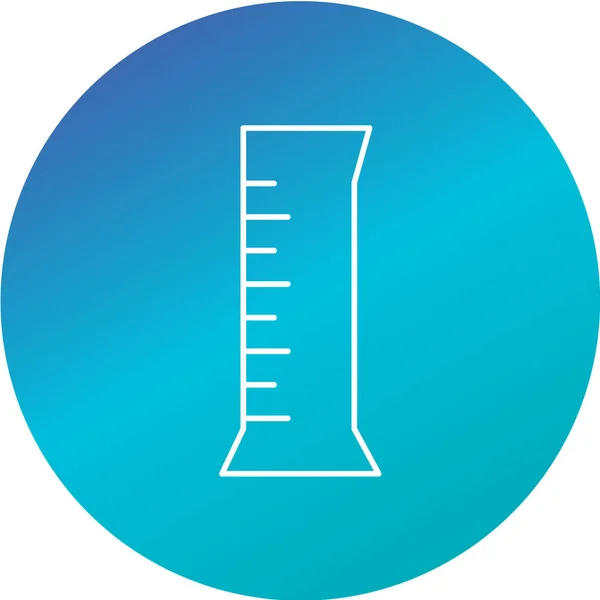 Illustrazione Vettoriale Del Test Moderno Mancanza Icona — Vettoriale Stock