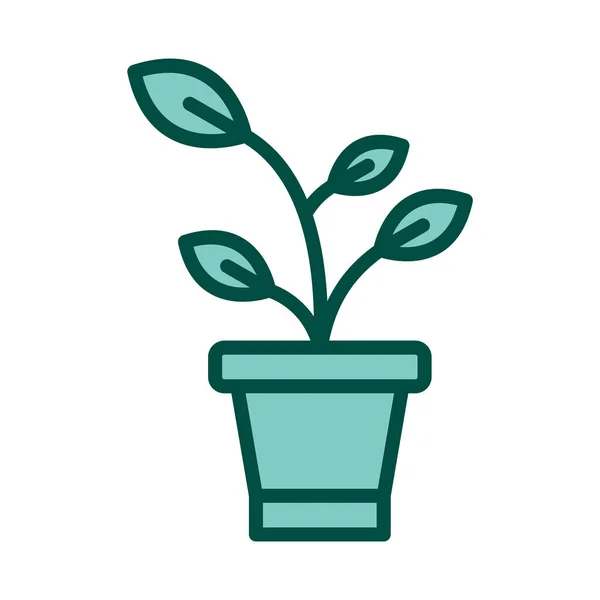 Sprout Icono Estilo Moda Aislado Fondo — Vector de stock