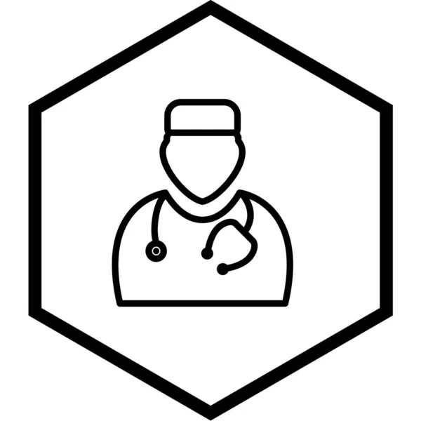 Illustrazione Vettoriale Icona Medica — Vettoriale Stock